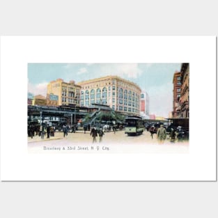 1905 Broadway and 33rd Street New York City Posters and Art